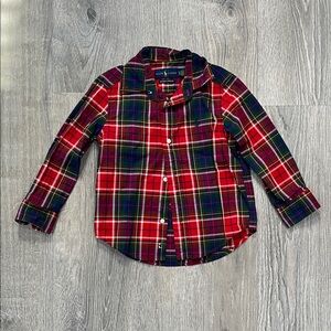 Ralph Lauren Kids Plaid Shirt - Red, Green, and Blue